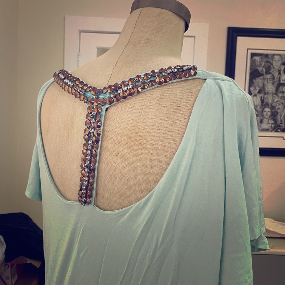 SexyBack design light cotton hand sewed beads
